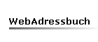 WebAdressbuch